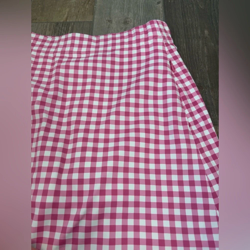 J McLaughlin gingham print skort - Picture 3 of 6
